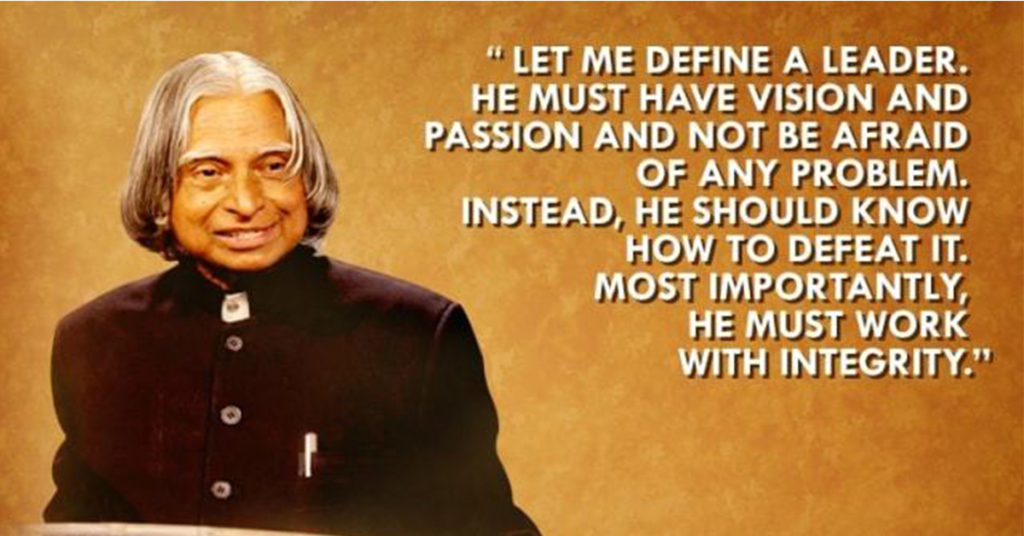 Dr. APJ Abdul Kalam’s Inspirational Speech